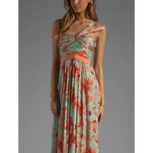 BCBG Inga Silk Maxi Dress